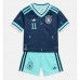 Tyskland Nick Woltemade #11 Bortedraktsett Barn VM 2026 Korte ermer (+ Korte bukser)