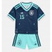 Tyskland Nico Schlotterbeck #15 Bortedraktsett Barn VM 2026 Korte ermer (+ Korte bukser)