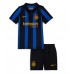 Inter Milan Alessandro Bastoni #95 Hjemmedraktsett Barn 2026-27 Korte ermer (+ Korte bukser)